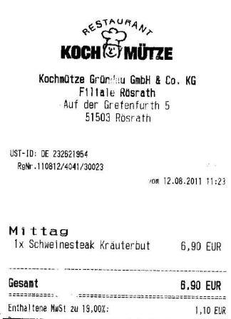 sscg Hffner Kochmtze Restaurant